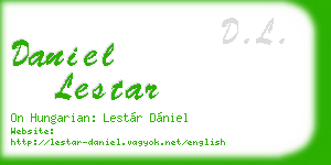daniel lestar business card